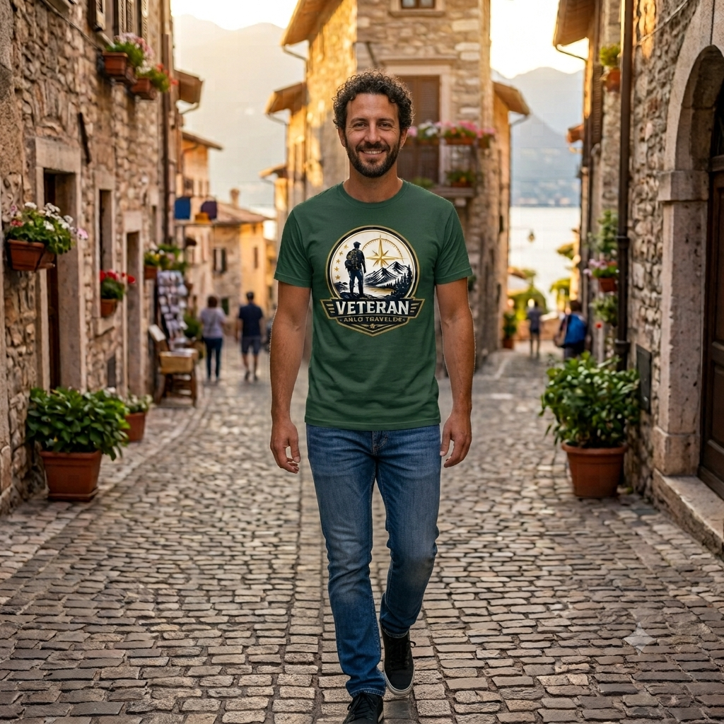 Polo Estilo Montaña Aventura - Diseño Veteran Avid Traveler