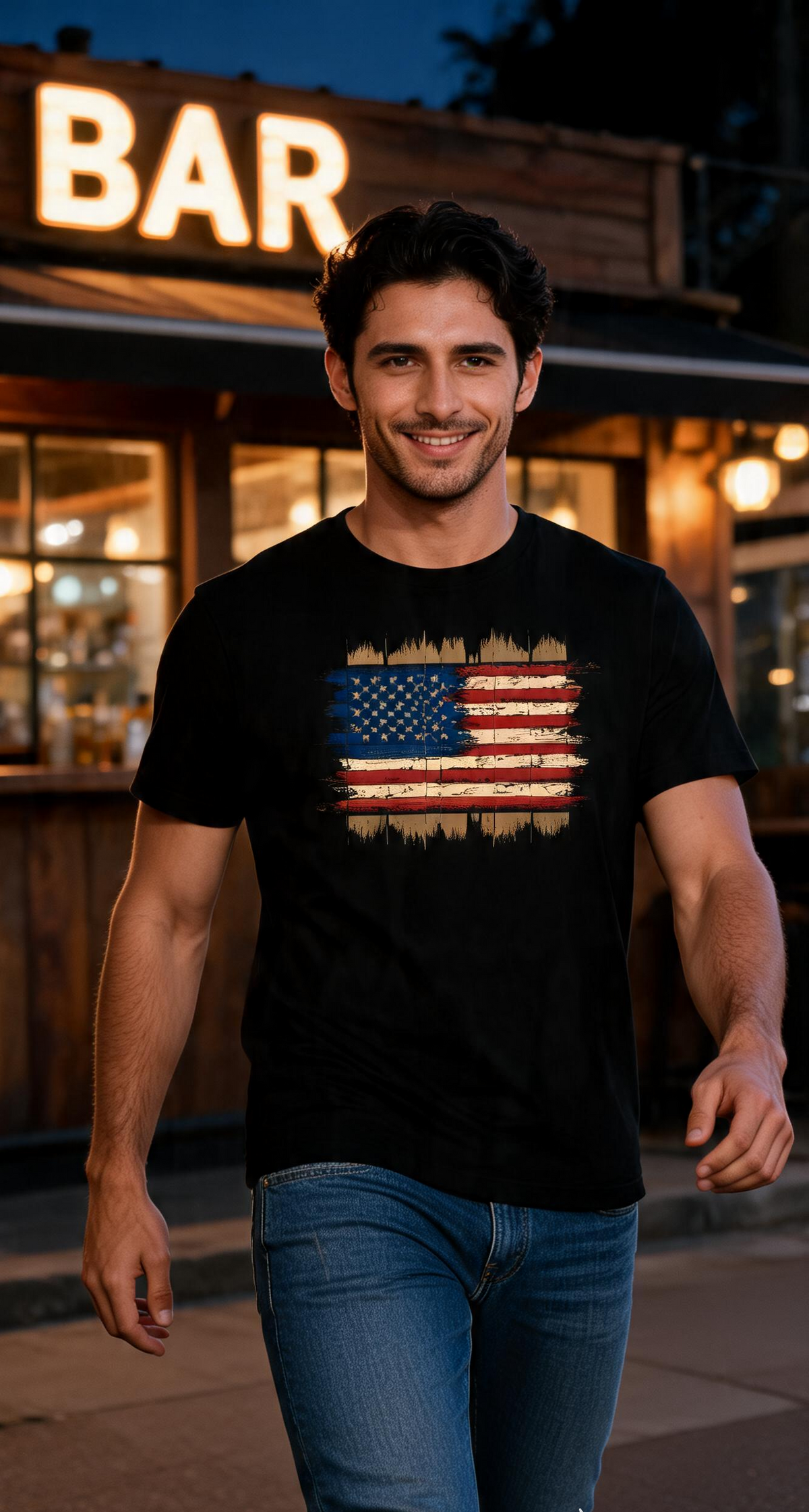 Polo Bandera Americana